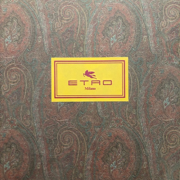 Etro Tessuto Stampato lilac paisley flats - Picture 8 of 8
